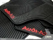 [北美惡兔- Audi A3 8p 防水 橡膠腳墊] 奧迪 S3 RS3 腳踏墊  S-Line 共五件 含中間 過橋