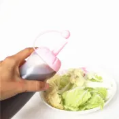 協貿國際日用品生活10館 蝶意沙拉瓶擠奶油壺番茄果醬巧克力擠壓罐蜂蜜壽司調味料罐子