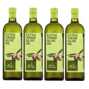 【慕雅利華】艾奇利華特級初榨冷壓橄欖油1000ml X 4瓶(可生飲/出廠酸價0.32%)