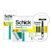 (店+)【Schick 舒適牌】EXACTA 2 防滑輕便刮鬍刀/刮毛刀│可替換型防滑刀架