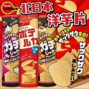 《北日本》全新包裝！鹽味洋芋片 網狀洋芋片｜鹽味 香蒜 雞湯｜日本 罐裝洋芋片 BOURBON 薯片 洋芋片｜大掌櫃團購
