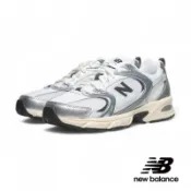 【NEW BALANCE 】中性款  NB 530 復古 運動鞋 男女 -U530ESA-灰白