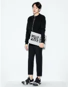 FINDSENSE服飾 【JP.美日韓】韓國 簡約 寬褲 闊腿褲 小腿褲 瘦腿褲 寬腿褲 直筒寬褲 休閒褲 西裝褲 ZNIF 正韓 男裝