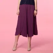 古典美 皺皺布圓弧褲裙【33148】茶禪服/中國風/國服/漢服/手染服/棉麻/亞麻/天然纖維