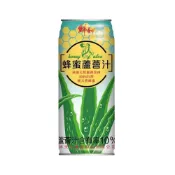 (店+)【半天水】鮮剖蜂蜜蘆薈汁480ml x12瓶 零瓶