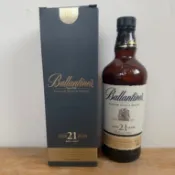 舊版Ballantine's 百齡罈 21年調和式蘇格蘭威士忌 空酒瓶 空酒盒 收納盒 收藏品