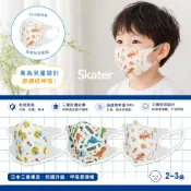 可隔日配 日本 SKATER 兒童立體口罩5入 幼童口罩 立體口罩 幼兒園口罩 托嬰中心 防塵口罩 拋棄式口罩
