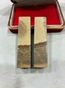 旱期收藏 澎湖文石 對章  自用/送禮/收藏 皆宜 ！