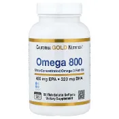 【iHerb】California Gold Nutrition, Omega 800 超濃縮 Omega-3 魚油，KD-Pur 甘油三酯形式，90 粒魚明膠軟膠囊（每粒 1,000 毫克）