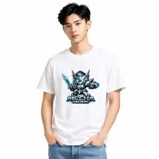 多本創意 MECHA MODE 機器戰士印花T恤 中性版 台灣設計 白色 棉T