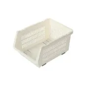 315百貨~ 日系無印良品風格~P50276 P5-0276 大愛家可疊式置物籃 *1入組 /玩具籃 陳列籃 擺設