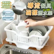 【台灣出貨 雙層廚房瀝水架 瀝水碗架】 日式鐵藝瀝水碗架 大號碗盤架 置物架 碗筷晾放架 廚房收納架 收納盒 瀝水籃