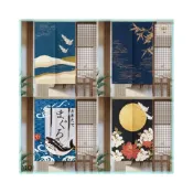(店+)附發票日式新年門簾 廚房裝飾半高門簾 長門簾 對開門簾 長款門簾 客製門簾 整片式門簾 棉麻門簾 風水門簾 擋煞簾 定製