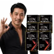 【甘味人生】黑曜30X馬卡60顆6盒組(30倍濃縮黑馬卡/KSM-66南非醉茄/L-精胺酸/紅景天/韓國紅蔘)
