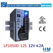 REIGNPOWER 軌道式電源供應器 LP1050D-12S 12V 4.2A 50W-HM工業自動化