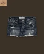 美國現貨《Hollister Co.》A&F 副牌 Jack Creek 刷破牛仔短裙【1】