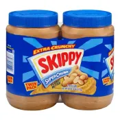 【Costco好市多】Skippy 香脆花生醬 1.36公斤 X 2入 Skippy Chunky Peanut Butter 1.36 kg X 2-Count
