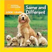 【三民網路書店】National Geographic Kids Look and Learn: Same and Different 作者：National Geographic Society (U. S.)