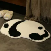 全球選品1館 生活百貨 卡通異形地毯臥室床邊毯浴室吸水速乾腳墊家用衛生間門口地墊防黴