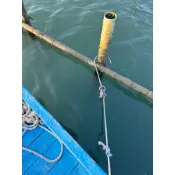 ☀奧立佛平價釣具☀ 筏用 筏釣 小型船 蚵棚 304 不鏽鋼 淺鉤型 輕便型 掛勾 黑鯛 黑格 泡綿船