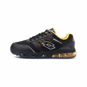 昂路名鞋館x鞋全家福旗艦店 LOTTO AERO ELITE 頂級避震跑鞋 黑黃 LT4AMR8390 男鞋