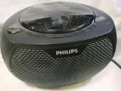 純淨音質 美聲也美型 PHILIPS飛利浦黑旋風USB/CD手提音響AZ380 cd故障 usb 廣播 外接音源都正常