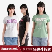 【Roots】女裝 - 精選有機棉短袖T恤 - 多色選