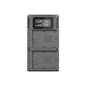 【NITECORE】UCN2 PRO 奈特科爾 USB行動快充QC 液晶雙槽充電器(For CANON LP-E6P/LP-E6NH/LP-E6N/LP-E6)