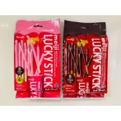 【甜心兒小舖】meiji 明治 Lucky棒狀餅(巧克力/草莓)120g