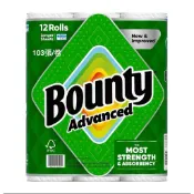 現貨Bounty 兩層隨意撕特級廚房紙巾 103張(蝦皮代開電子發票）