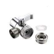 (店+)Lococo樂客客-三通閥門合金水龍頭水嘴分水閥淨水器4分分水器