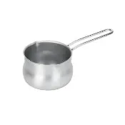 【Pearl Life 珍珠金屬】日本製不鏽鋼單柄牛奶鍋-有刻度(14cm)