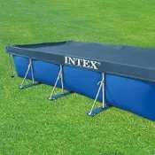 　　良品優選、INTEX 28039 4.5m管架游泳池蓋布水池蓋子防塵蓋遮雨布蓋布