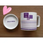 陶板屋2014生日祝福杯附～杯蓋