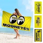 M-Mooneyes 大號超細纖維沙灘巾快乾毛巾沙灘沙灘巾泳池毛巾旅行游泳池瑜伽