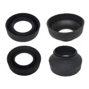 超 全新 JJC 三用遮光罩67mm 三段軟橡膠折疊 遮光罩 易收納 軟式遮陽罩Nikon COOLPIX P900