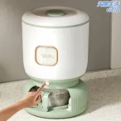 天際生活 【防蟲防潮】五穀雜糧收納盒 旋轉米桶 分格米桶 儲米箱 米缸 密封罐 防潮密封 旋轉設計 家用廚房收納 大容量 防蟲防黴