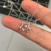 𝑳𝒊𝒍𝒊𝒌𝒐𝒌𝒐 ෆ 日月星辰小鑽不規則星星項鍊✨ #N10