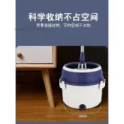 🎉可開發票#單桶旋轉拖把桶家用不鏽鋼免手洗墩布地拖桶手壓雙驅動迷你好神拖