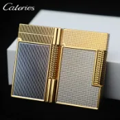 滿天星百貨 Calorie卡路朗聲打火機間金蓋茨比巴黎丁氣體側滑個性禮物批