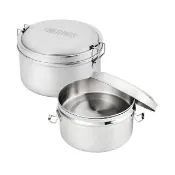 【THERMOS 膳魔師】買1送1_不鏽鋼便當盒1000ml(Z-LBNP-14)