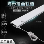 墨韵書香 低價#掛畫器 #掛畫線 #軌道掛畫器不銹鋼絲繩調節家用掛畫線隱藏式畫展畫廊掛畫鉤掛鏡線298