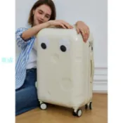 華成 20寸行李箱女小眾 行李箱 登機箱 旅行箱 復古行李箱 拉桿箱 鋁框款 20吋行李箱 超輕量 網紅款 高顏值 旅行拉桿箱