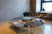 【現貨速發】日本UNIFLAME戶外層疊貨架網眼袋 不銹鋼天板 露營野外置物架網片