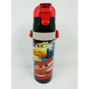 (店+)【Skater】附揹帶 日本2023CARS 麥坤超輕量不鏽鋼直飲式兒童水壺 470ml (交換禮物 聖誕禮物 保溫保冷 SDC4)