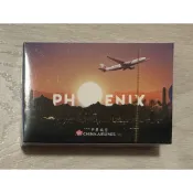 🌸 CHINA AIRLINES 華航🌸  中華航空 最新款 美國鳳凰城 PHOENIX 開航紀念 撲克牌  紀念品