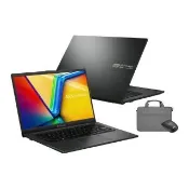 【ASUS 華碩】包鼠組★14吋四核心8G輕薄筆電(Vivobook Go14 E1404TA/N150/8G/128G UFS/W11)