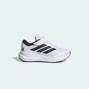 【adidas 愛迪達】運動鞋 童鞋 中童 大童 魔鬼氈 RUNFALCON 6 EL C 白黑 KI1767(C5646)