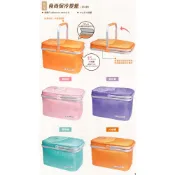 全新 15公升 LE CREUSET 限量摺疊保冷提籃 時尚摺疊野餐籃 保冷袋 保冷提袋 野餐籃 露營 保冰 生活 實用