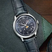 ORIENT 東方錶 Sun & Moon 系列 日月相錶-41.5mm藍 RA-AK0806L